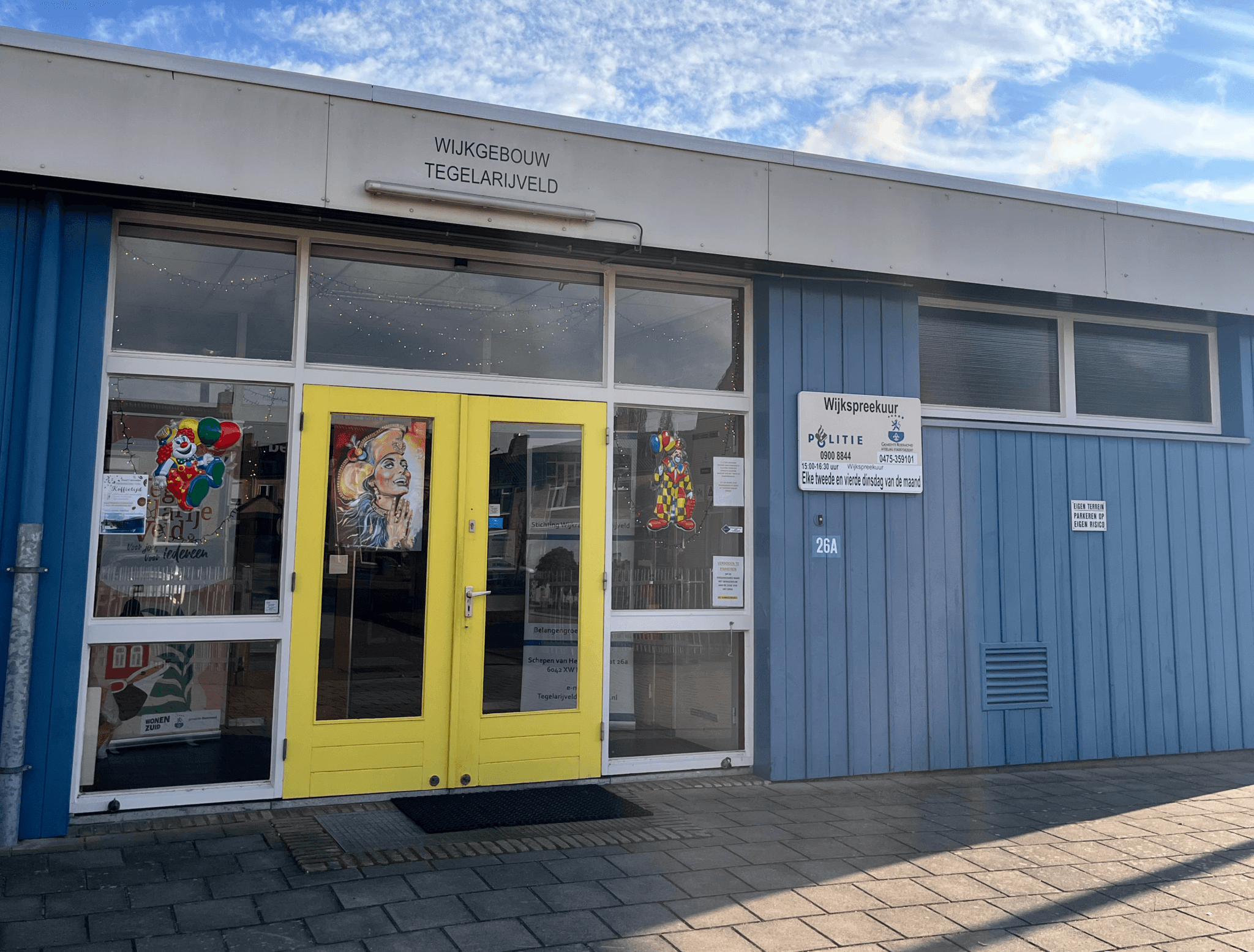 Gemeente Roermond Tegelarijeveld wijkgebouw en wijkraad