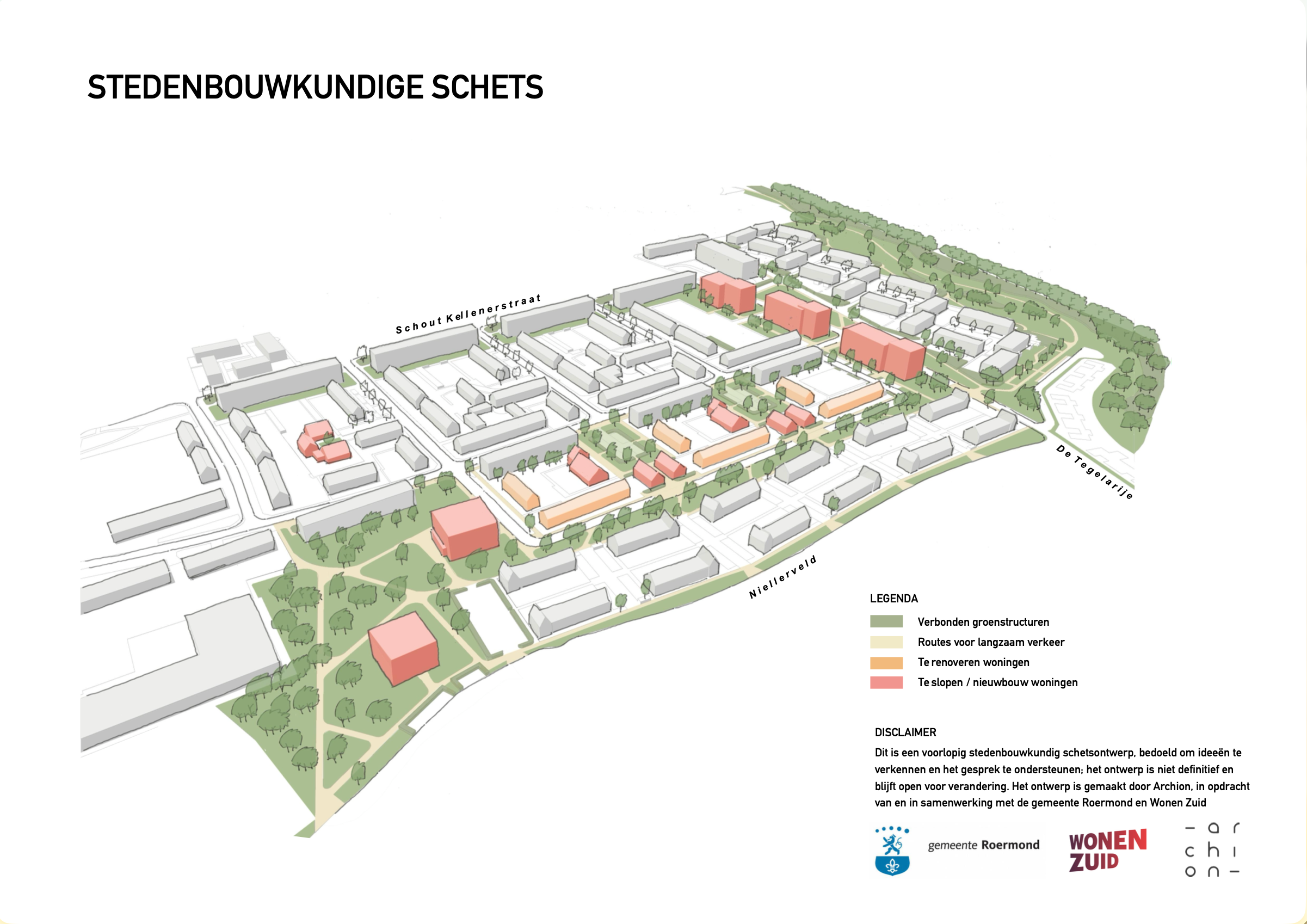 Stedenbouwkundige schets Tegelarijeveld